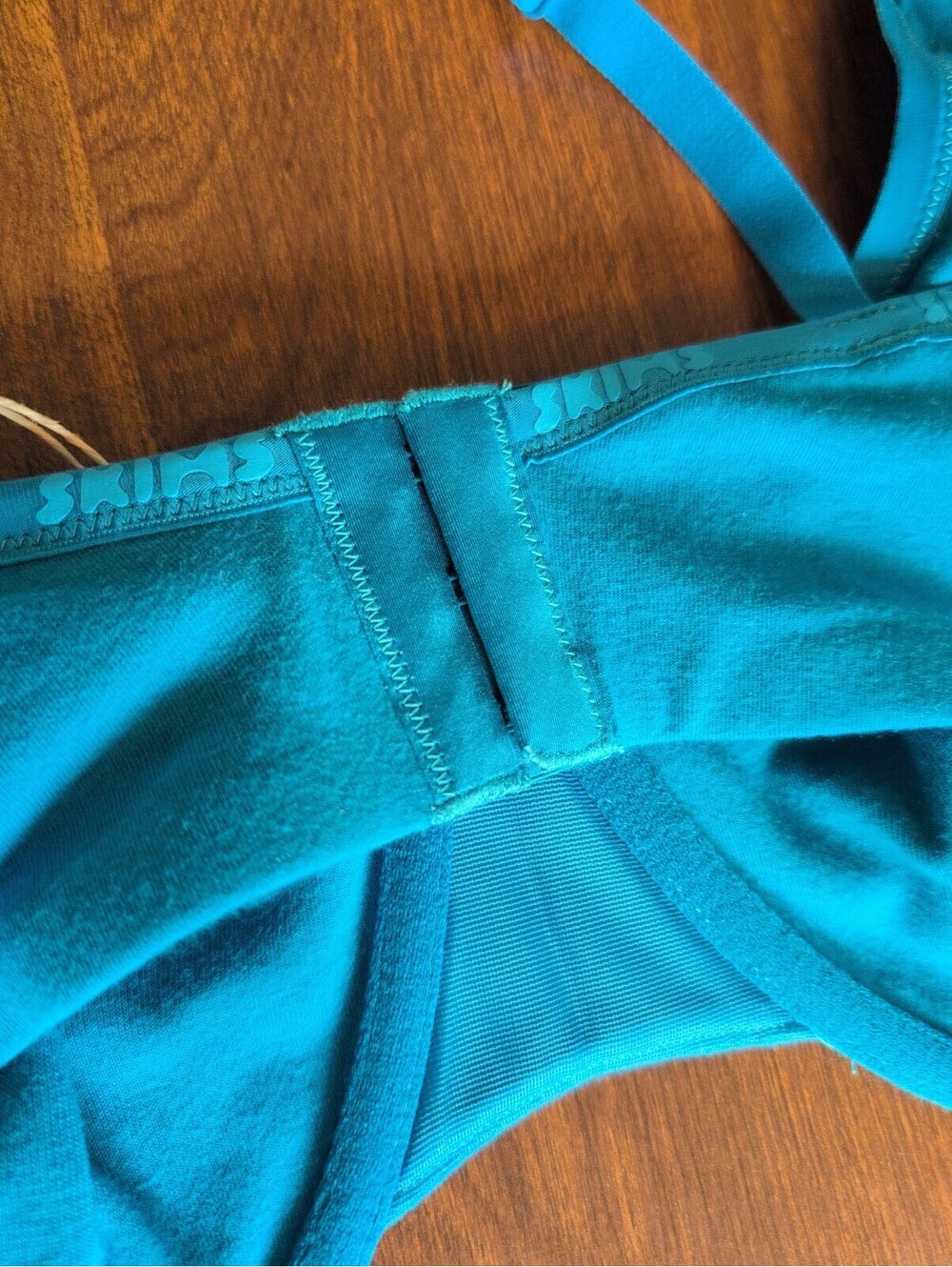 Skims Logo Cotton Demi Unlined Underwire Bra US Size 44 DDDD Blue Comfort [COPY] - Picture 7 of 9